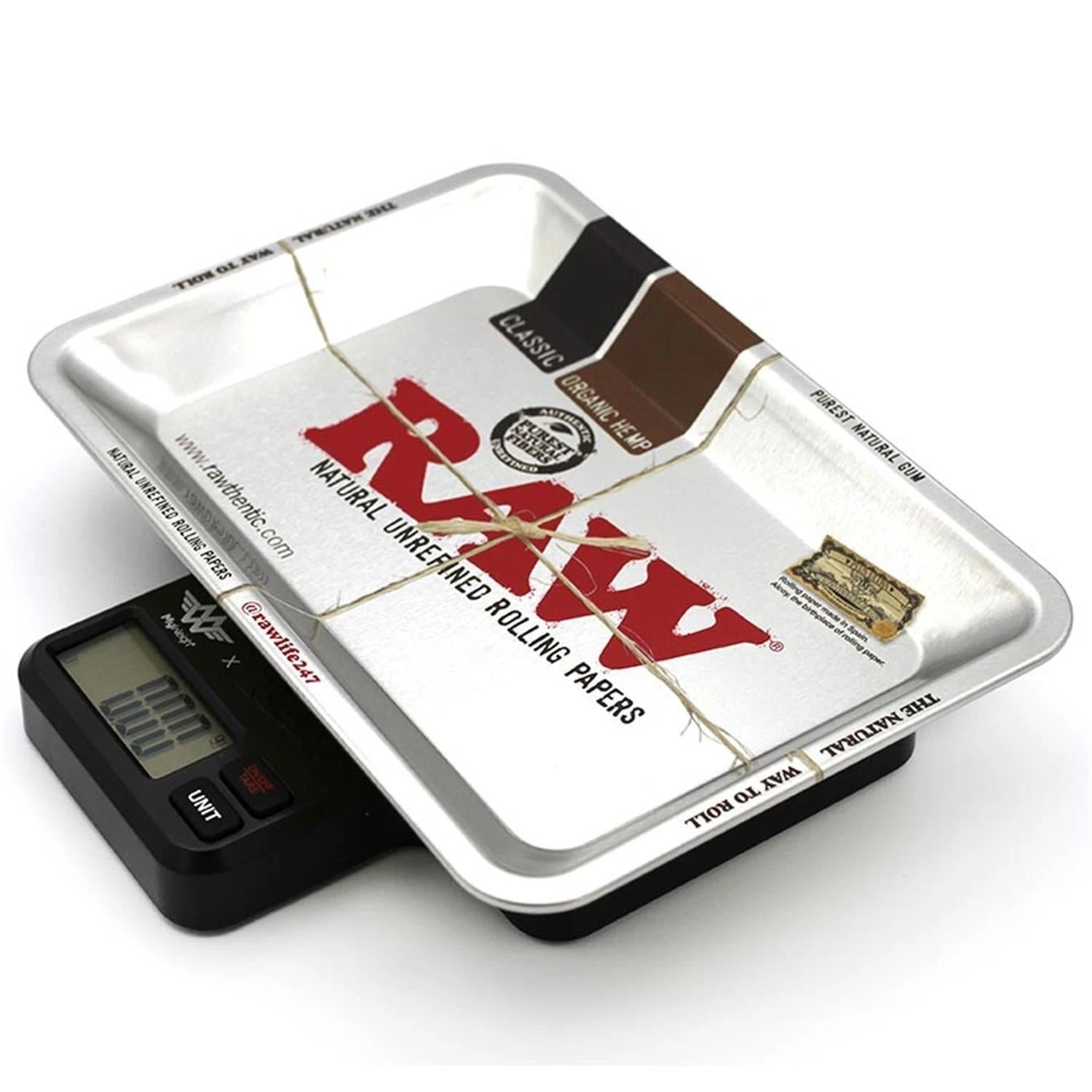 RAW Rolling Tray Digitalwaage 1000g / 0,01g RAW